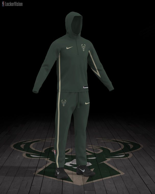 NBA LockerVision - Milwaukee Bucks - Statement Edition - Game Outfit